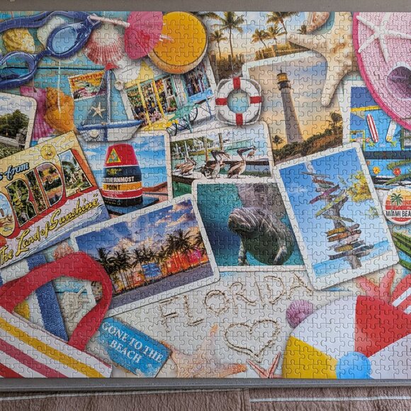 Excellent condition Eurographics 1000 piece puzzle - Picture 2 of 2